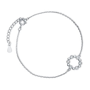 Bratara argint cu cerc si pietre DiAmanti Z1352BR_W-DIA (Argint 925‰ 1,8 g.)